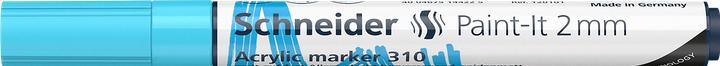 Valeurs nutritives et ingrédients Schneider Marqueur acrylique Paint-It 310 2mm bleu pastel (1 x)