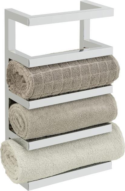 Produktbild Wenko Wand Handdoekrek Fondiro RVS glanzend 24x42cm - Handdoekhouder - Handdoekenrek (25781100)