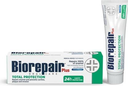 Immagine prodotto Biorepair Plus Total Protection Toothpaste 200mg Microrepair Fluoride Free (75 ml)