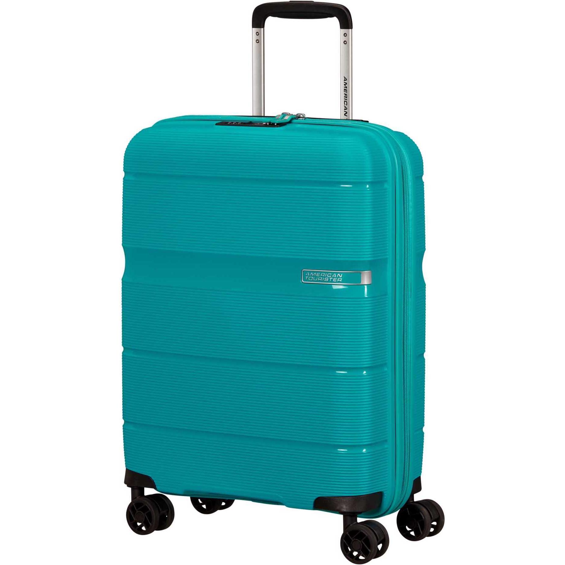 American Tourister, Koffer, LINEX Spinner, Blau, (34 l, Handgepäck (bis 50l))