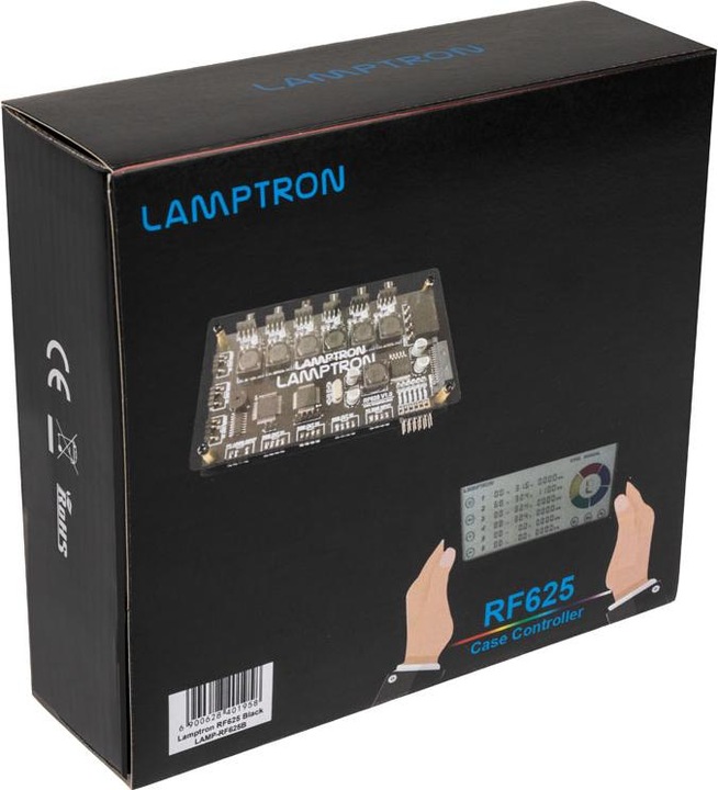 Produktbild Lamptron RF625 fan and ARGB controller black (4 Lüfter)