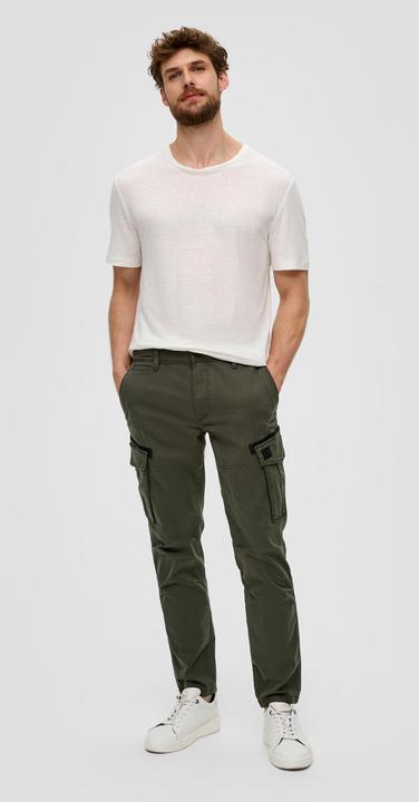 Actual product image S.Oliver Hose Cargohose mit Garment Dye und Straight Leg (W31/L34)