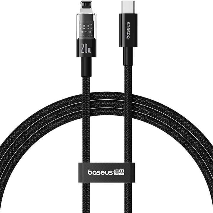 Produktbild Baseus Gem USB-C zu iP Schnellladekabel 2 m 20 W Schwarz (2 m, 20 W)
