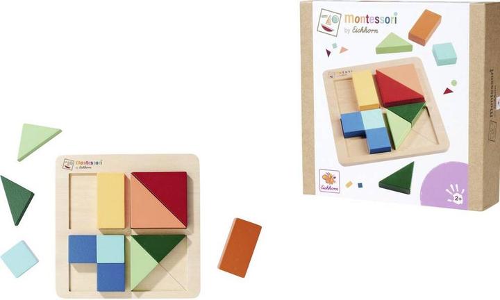 Productafbeelding Eichhorn EH Montessori Vormen Puzzels (13 onderdelen)