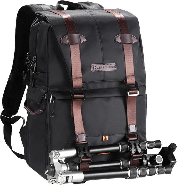 Actual product image K&F Concept Backpack 20L Urban Wander 01 (Dark Brown) (Photo backpack, 20 l)