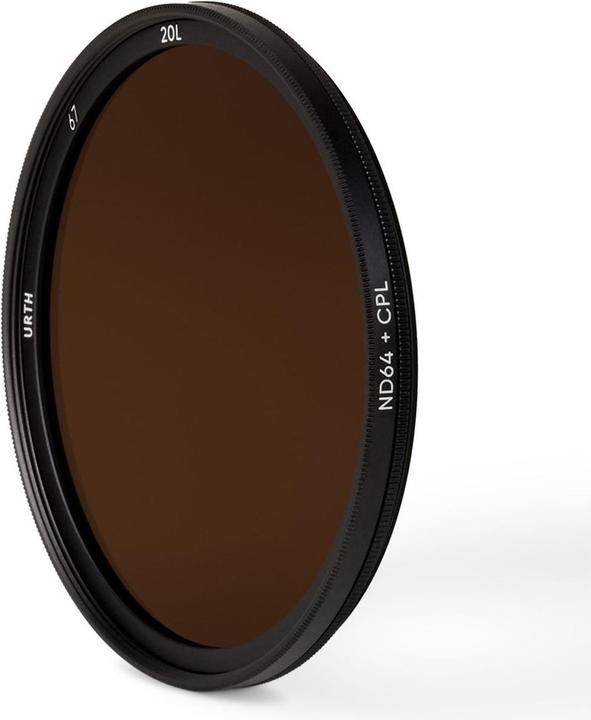 Produktbild Urth 67mm Circular Polarizing (CPL) + ND64 Lens Filter (Plus+) (67 mm, Polarisationsfilter, 67 mm)