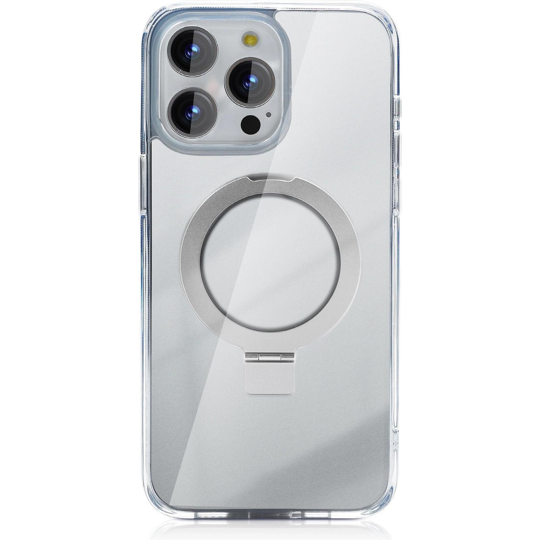 Nevox StyleShell SHOCKFlex Stand iPhone 15 Pro Max tran. (Apple iPhone 15 Pro Max), Smartphone Hülle, Transparent