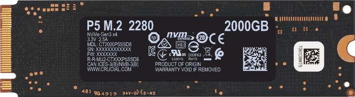 Crucial P5 (2000 GB, M.2 2280)