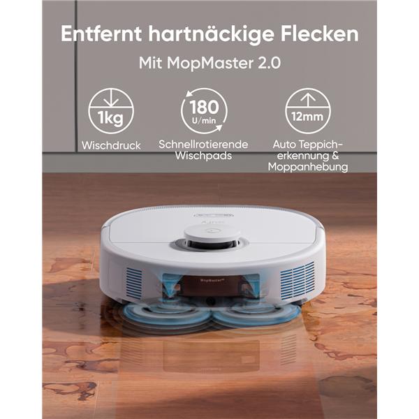 Actual product image eufy Anker X10 Pro Omni - White EU version (Vacuum mopping robot)