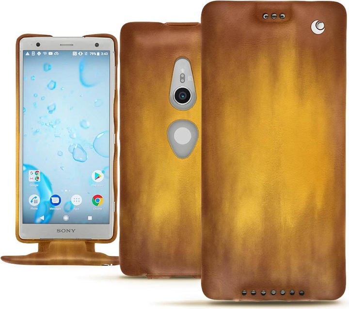 Actual product image Noreve Leather cover vertical (Sony Xperia XZ2)