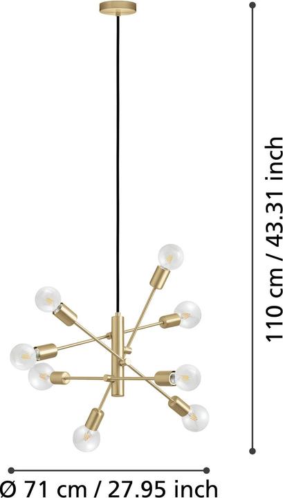 Immagine prodotto EGLO Lampada a sospensione a LED (E27)