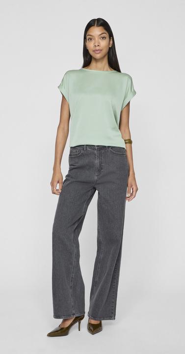 Actual product image Vila Round neckline top with short sleeves (40)