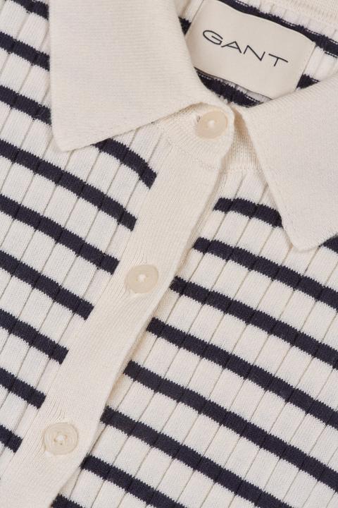 Image du produit GANT Robe Rugger à Rayures en Côtes (L)