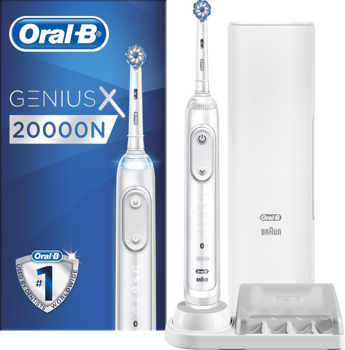 Actual product image Oral-B Genius X 80324759 Electric Toothbrush Adult Rotating Vibrating Toothbrush (Oscillating toothbrush)