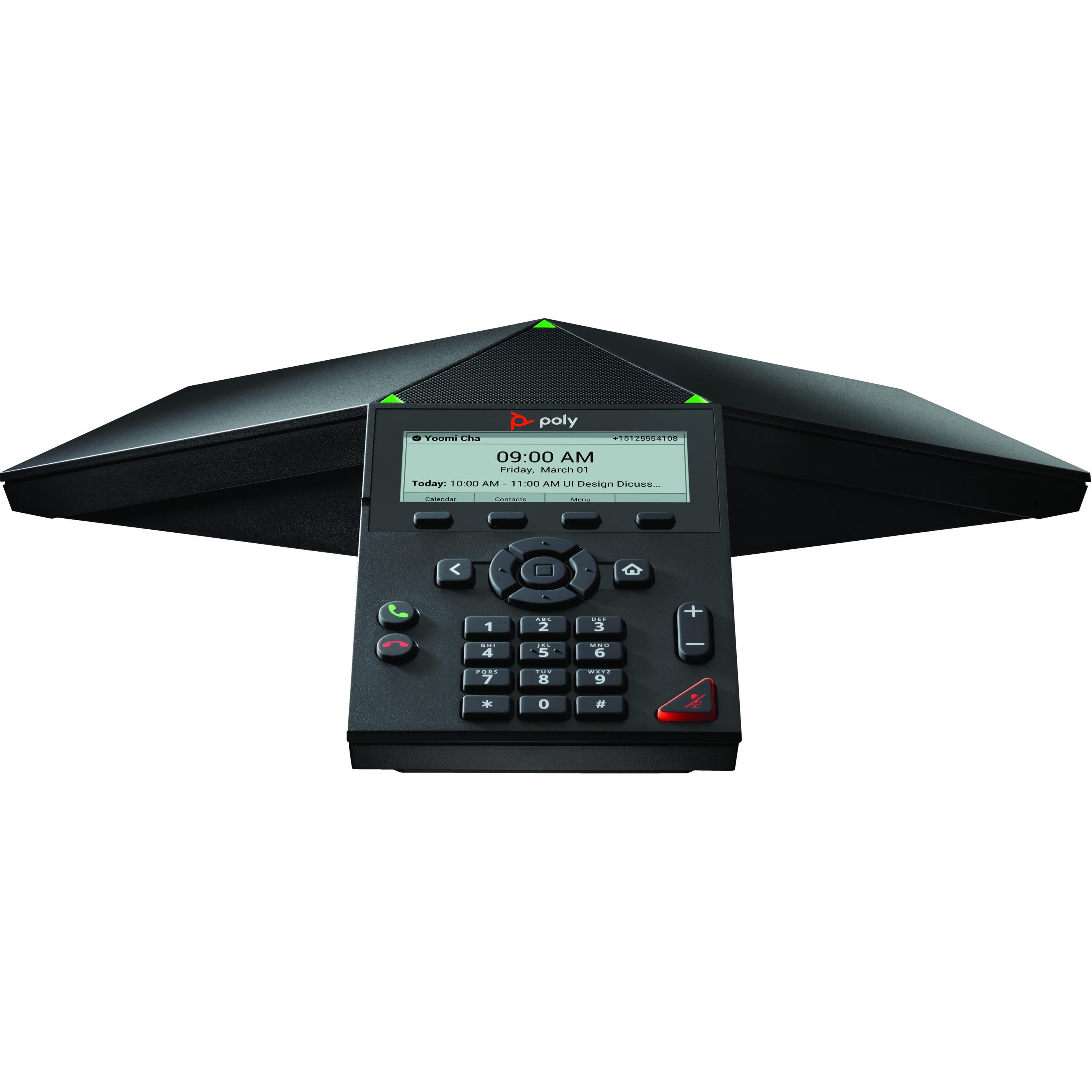 Poly Trio 8300 Ip Conference Phone And Poe-Enabled No, Konferenzgerät, Schwarz