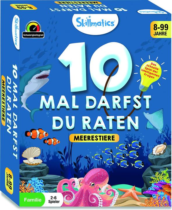 Skillmatics 10 times guess marine animals, d (German)