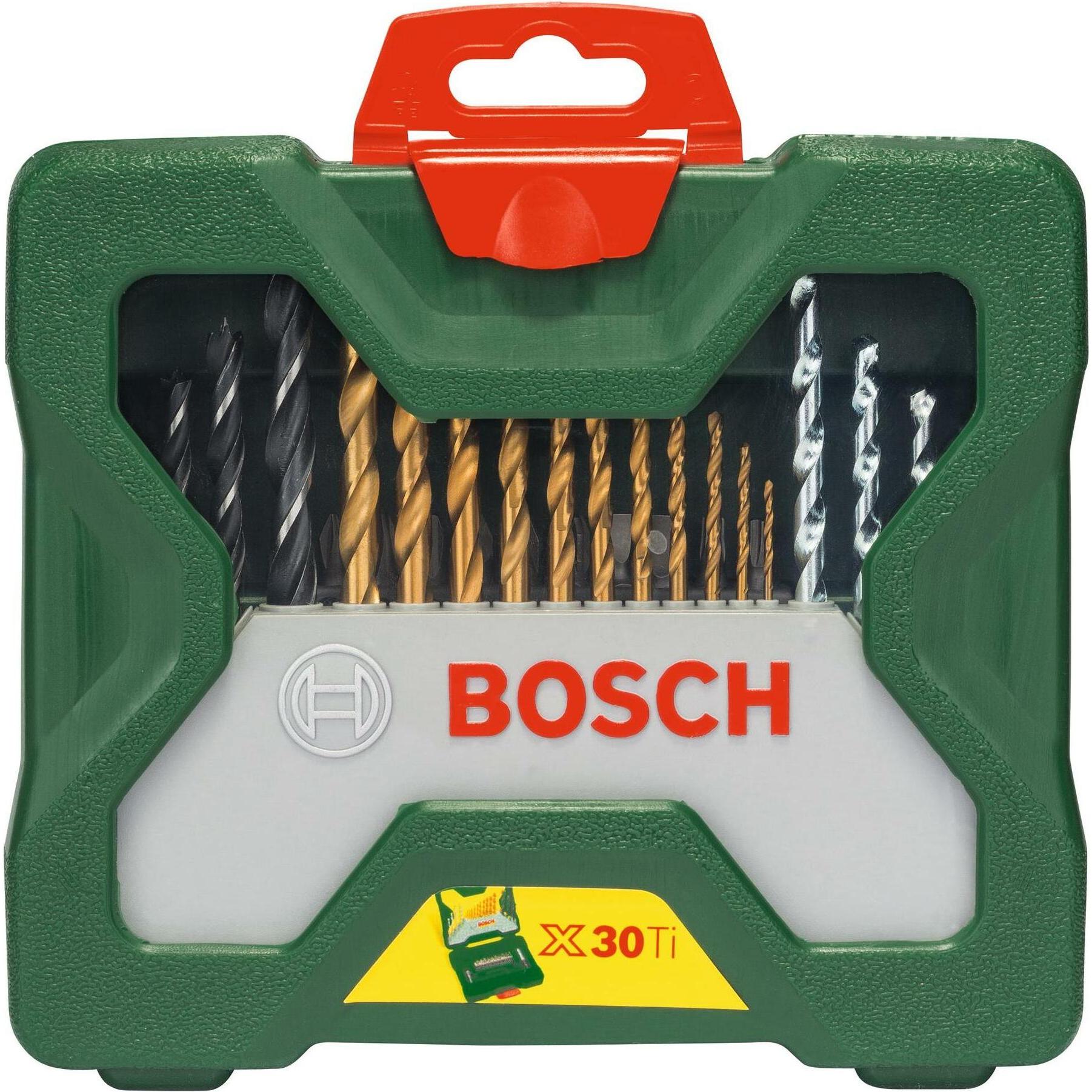 Bosch Zubehör, Bohrereinsatz, X-Line-Titanium Bohrer- und Schrauber-Set, 30-teilig (1.5 mm, 2 mm, 2.5 mm, 3 mm, 3.5 mm, ...