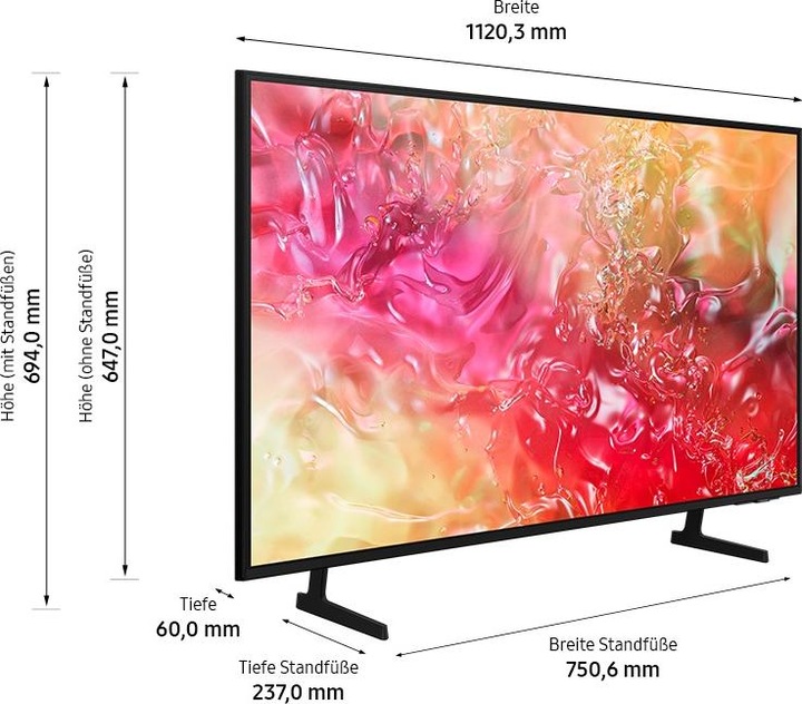 Produktbild Samsung GU50DU7170UXZG (50", DU7170, 4K, 2024)