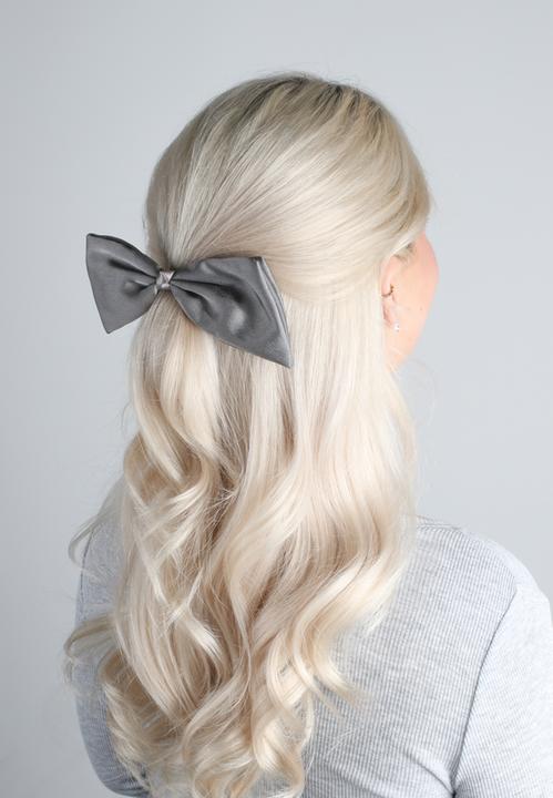 Actual product image Trisa Fashion mesh on French clip grey 2 pcs.