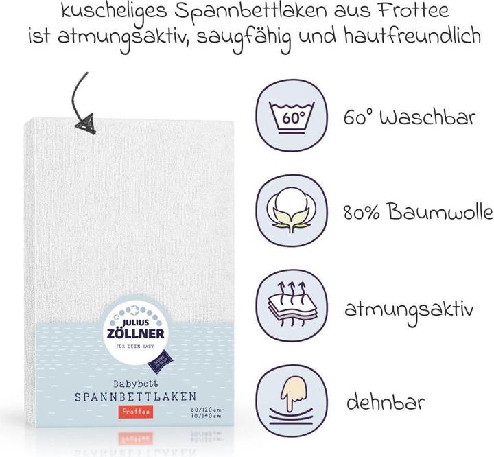 Image du produit Julius Zöllner Tissu éponge (140 x 70 cm)