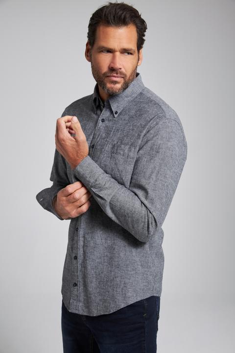 Actual product image JP1880 Linen Blend Shirt (5XL)