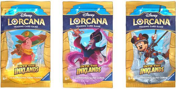 Actual product image Disney Lorcana Trading Card Game: Set 3 - Booster (English) (English, Booster Pack)