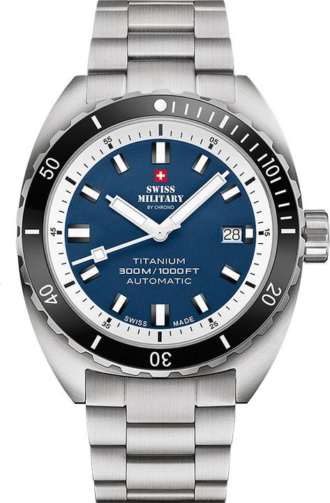 Swiss Military SMA34100.03 Diver Titanium Automatik 42mm 30ATM (Taucheruhr, 42 mm)