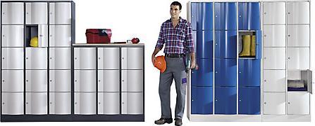 Produktbild C+P 3er-Schliessfachschrank Resisto (115 x 54 x 125.50 cm)