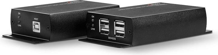 Actual product image Lindy 42710 KVM Extender Transmitter and Receiver