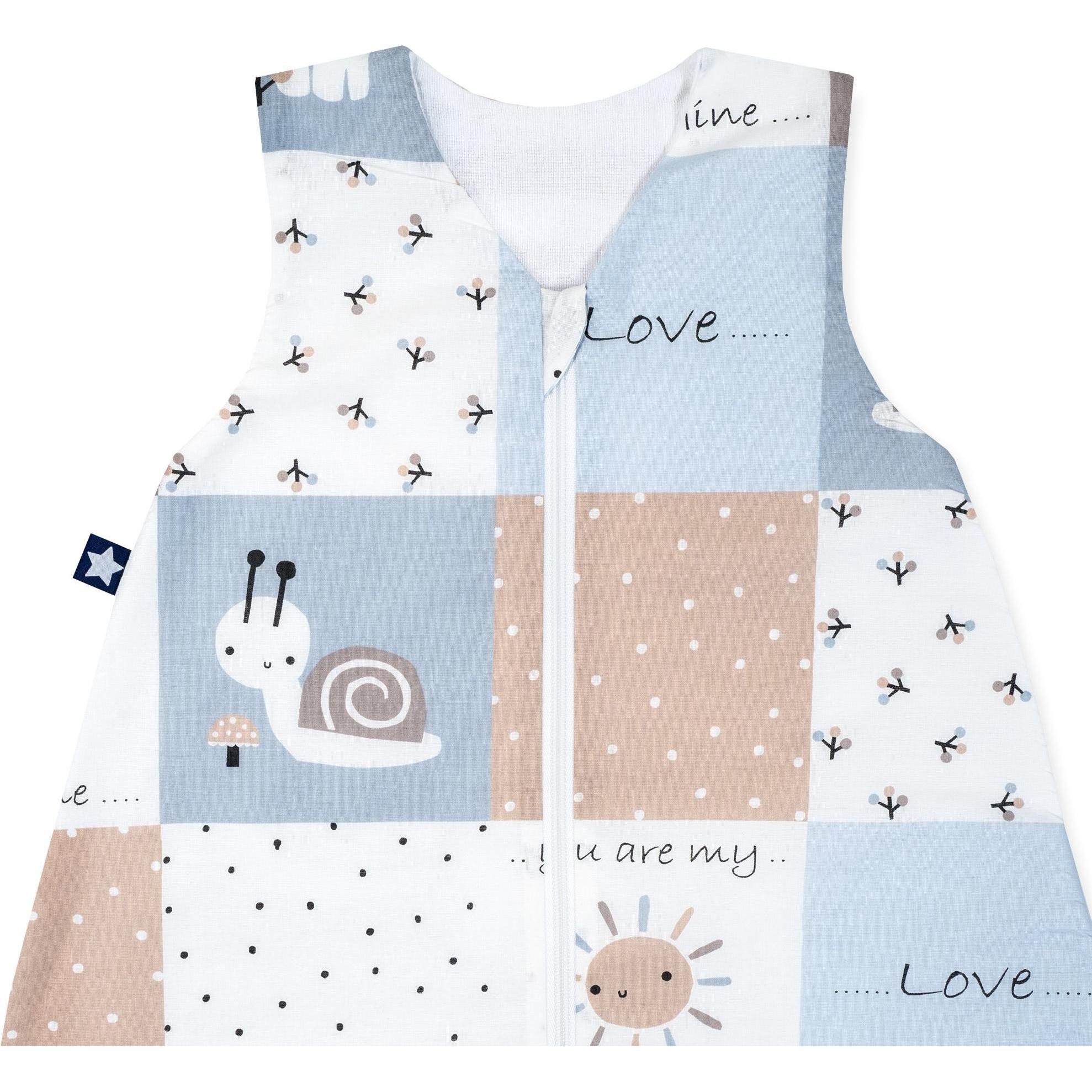 Julius Zöllner, Babyschlafsack, Schlafsack - Patch Blue (81 cm)