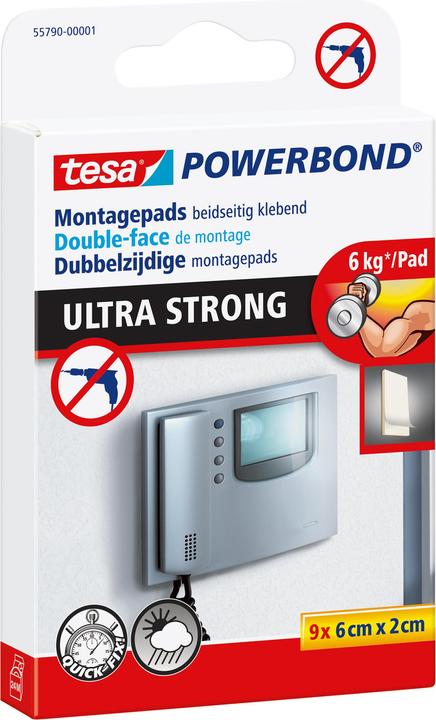 tesa Powerbond Pad di montaggio ultra forte (6 kg)