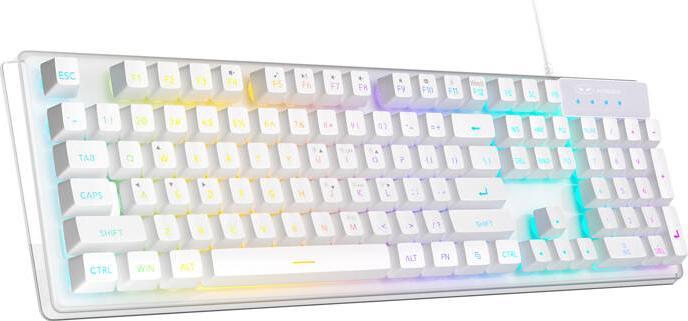 Actual product image MageGee K1 wired keyboard + mouse set (white) (US, Cable)