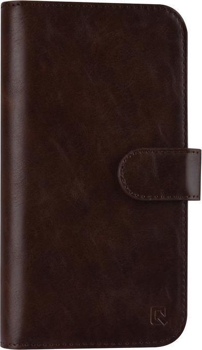 Actual product image UNIQ Accessory Case iPhone 13 - Book Case imitation leather brown with 9 card slots No.174 (Apple iPhone 13)