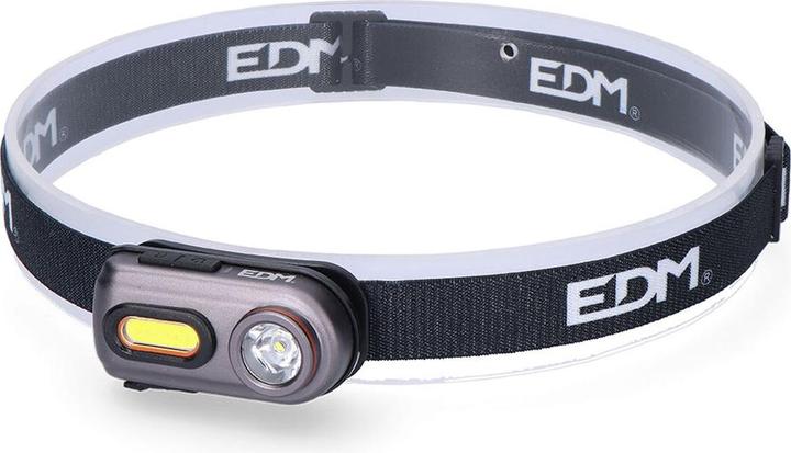 Produktbild EDM LED-Kopf-Taschenlampe 36416 Schwarz 5 W (400 lm)