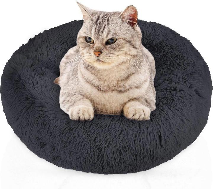 Image du produit Intirilife Lit pour animaux domestiques en gris diamètre 100 cm (Chat, Chien)