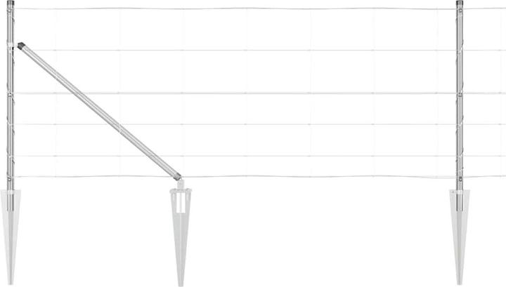 Produktbild vidaXL Outdoor-Zaunpfosten