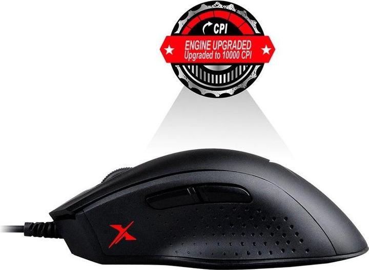 Actual product image Bloody X5 Max Maus Beidhändig USB Typ-A 10000 DPI (Cable)