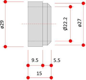 Produktbild Glutz Zylinderschutzeinsätze RZ 5330RS Secaport (1 Stk.)