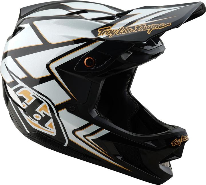 Troy Lee Designs D4 Composite MIPS Helm, Ghostwing, white, S | 55-56cm