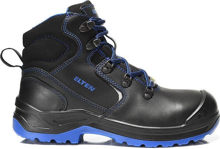 Actual product image Elten Women's safety lace-up boot Lena Mid black blue S3 ESD size 41 (S3, 41)