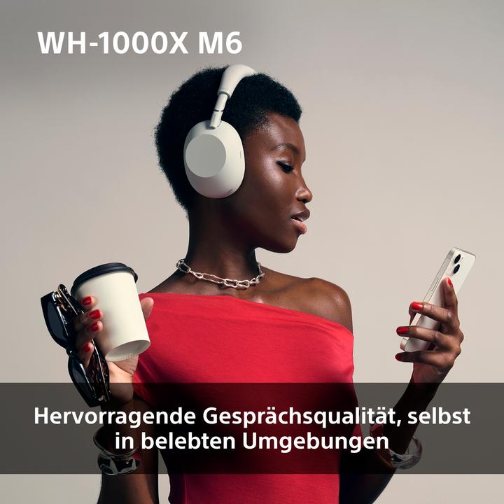 Produktbild Sony WH-1000XM6 (Aktive Geräuschunterdrückung, 30 h, Kabelgebunden, Kabellos)