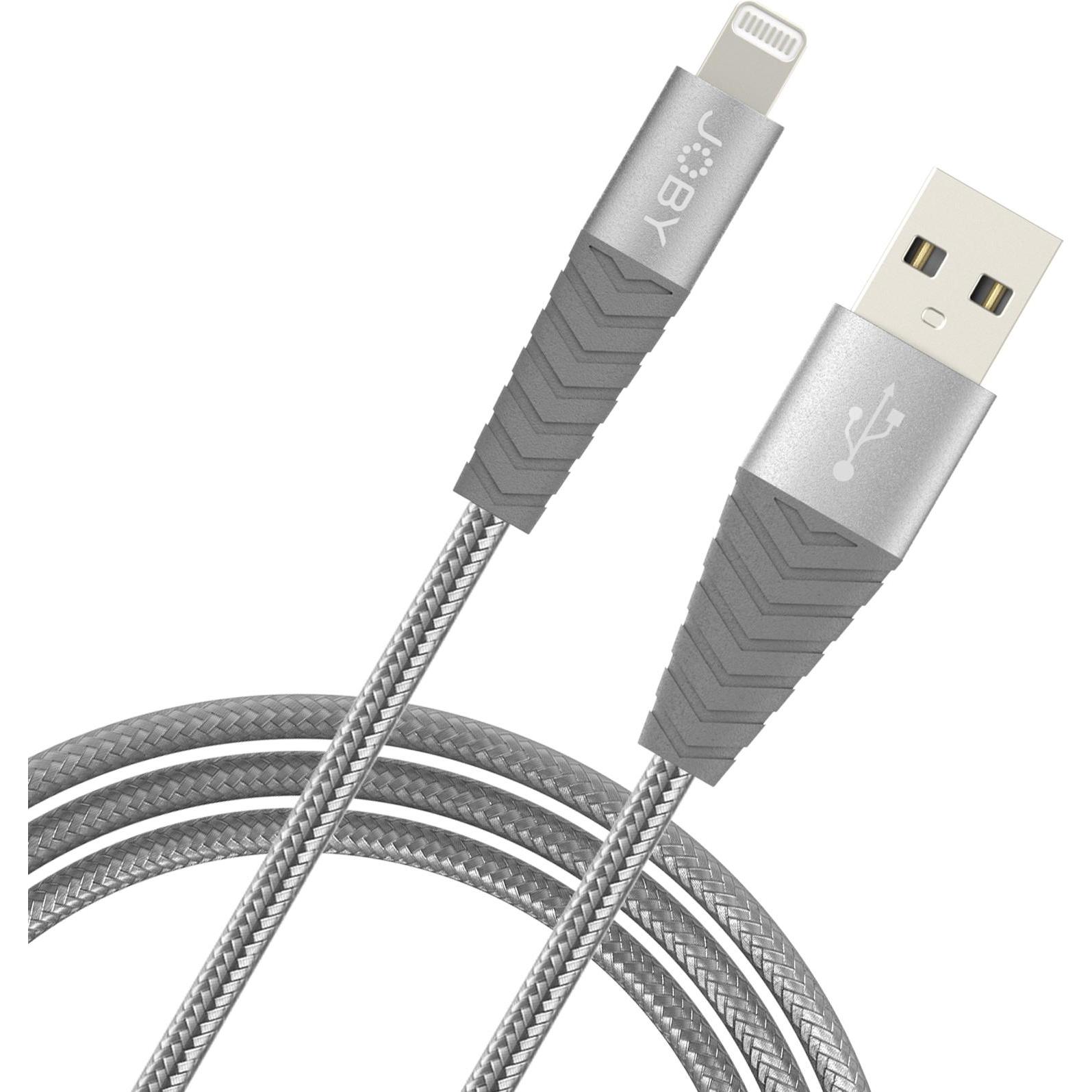 Thumbnail - Joby Lightning Cable 1.2M SpaceGrey (1.20 m, USB 2.0), USB Kabel