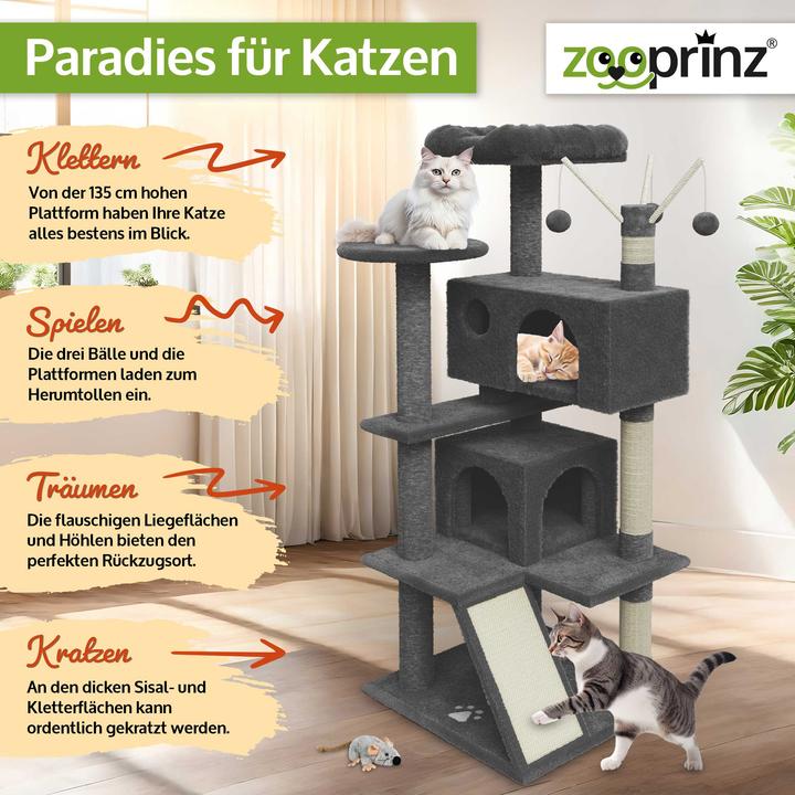 Produktbild Jamb Kätty (135 cm, Dunkelgrau, Grau, Hellgrau)