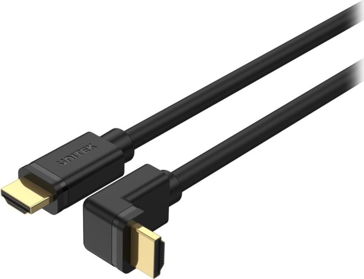 Produktbild Unitek Y-C1002 HDMI 2.0 90° 4K60HZ 2M Kabel Schwarz (2 m, HDMI)