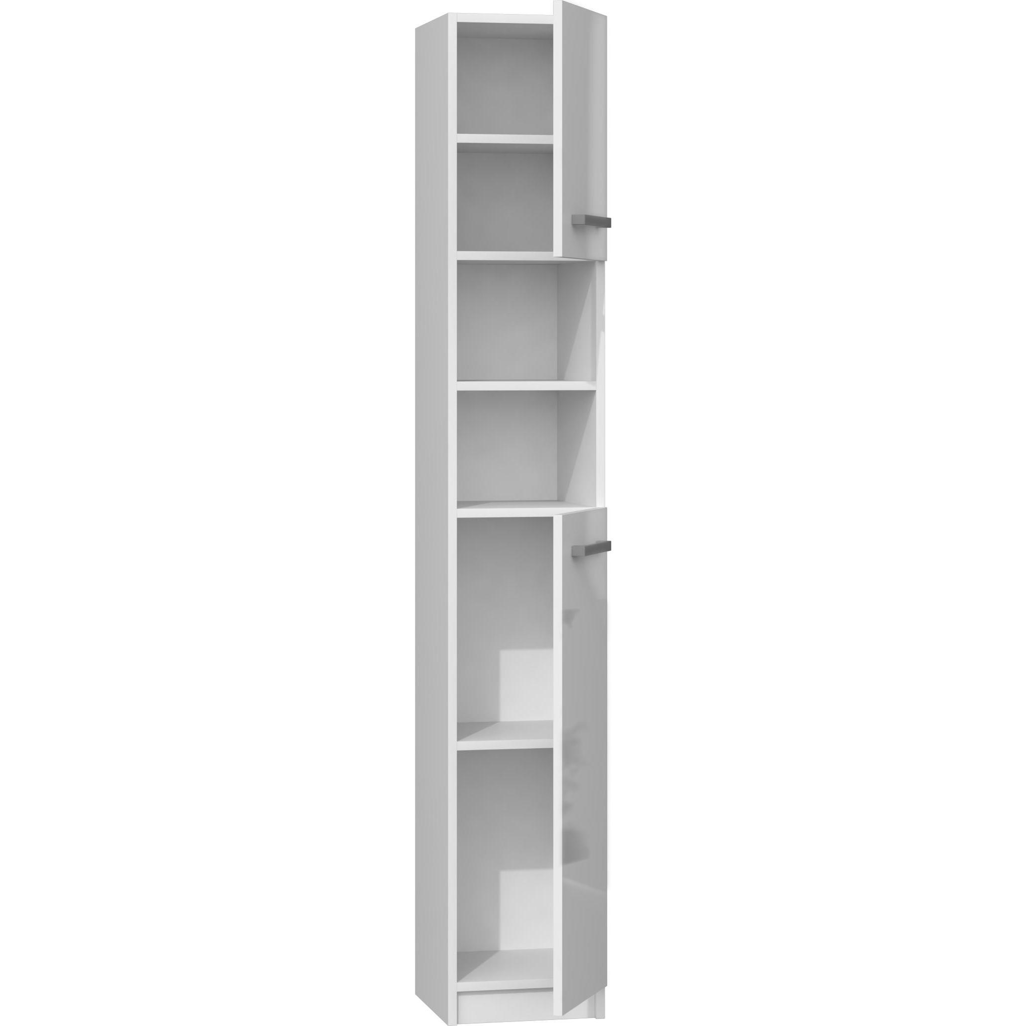 Thumbnail - Topeshop, Badezimmerschrank, MARBELA BIELPOL Aufbewahrungsschrank für Badezimmer Weiss