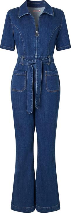 Produktbild Joe Browns Retro-inspired Zip Front Bootcut Denim Jumpsuit (52)