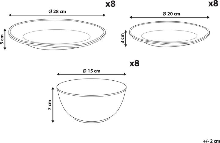 Actual product image Beliani Chervil (24 pcs.)