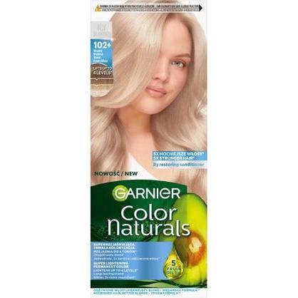 Garnier, Tinta, Color Naturals Cream Hair Dye 102 Frosty Silver Blonde (102 Biondo Argento Gelido)