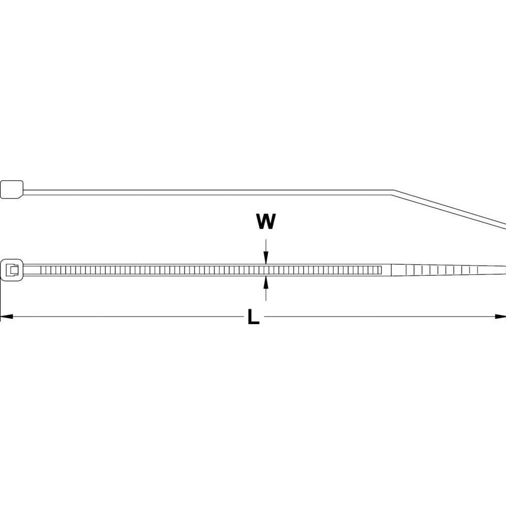 Thumbnail - Tru Components, Kabelbinder, Kabelbinder 240 mm Schwarz UV- (Kunststoffkabelbinder, 240 mm, 100 Stk.)
