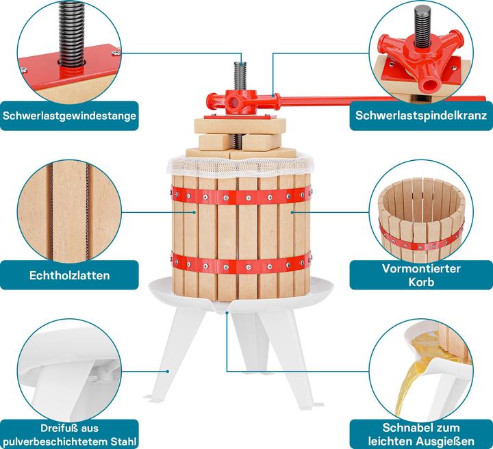Produktbild Wiltec Obstpresse